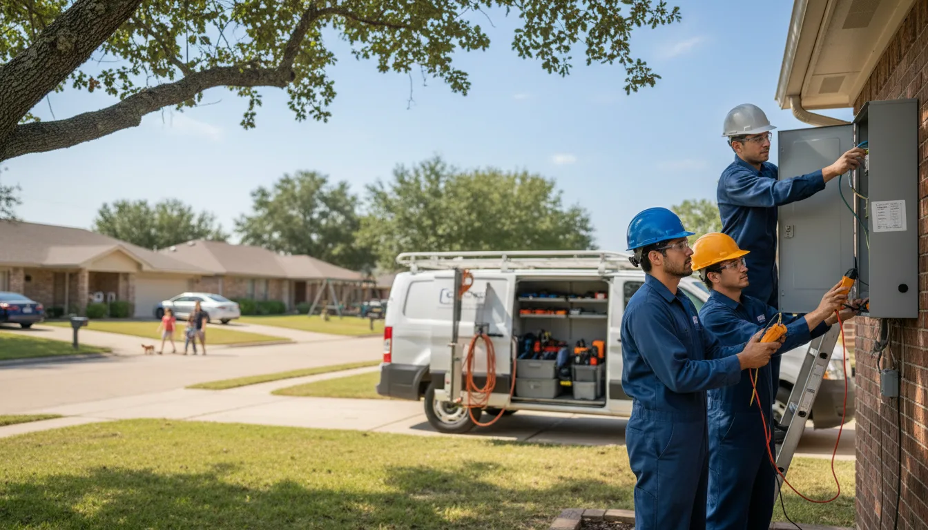 Certified electrician providing emergency electrical services in Bancroft, NE